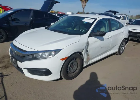 2018 Honda Civic Lx из США, поврежденный, VIN 2HGFC2F53JH608156